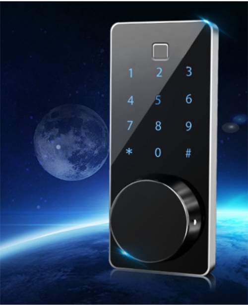 Smarton Bluetooth Fingerprint Door Handle Lock For Airbnb, Office, Res