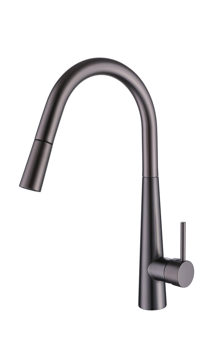 Kitchen Mixer Brushed Gunmetal Pull Out Tap Pull Down System Sink Mixer- FD0055-CGT