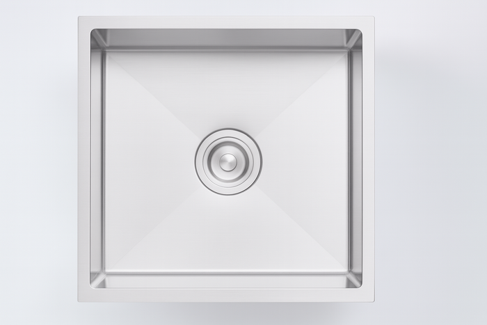 Single Bowl Rectangular Stainless Steel Sink Undermount Top mount - 4540D