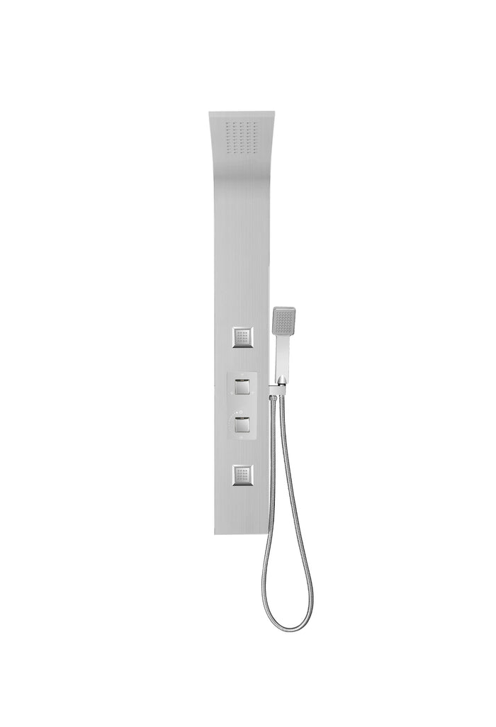 Brushed Stainless Steel Shower Panel Set｜Watermark Certified ES001-3AH