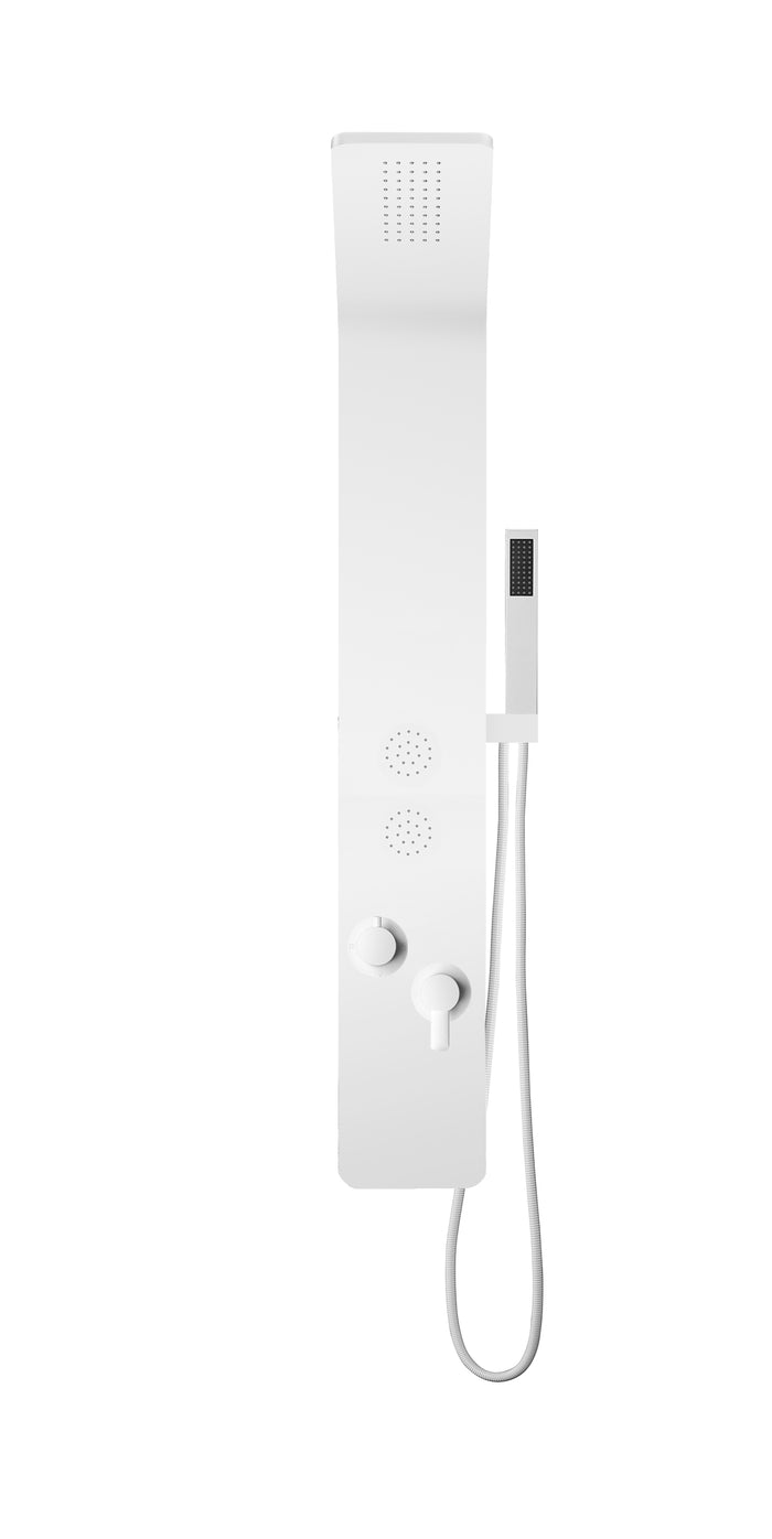 White Aluminium Shower Panel｜Watermark Certified ES018-2AH