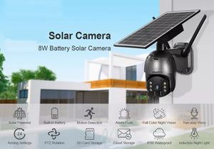 Australian 4G Sim 2MP Solar Power Panel PTZ Zoom CCTV Outdoor Waterproof Security Camera - LS-4GS12-2M