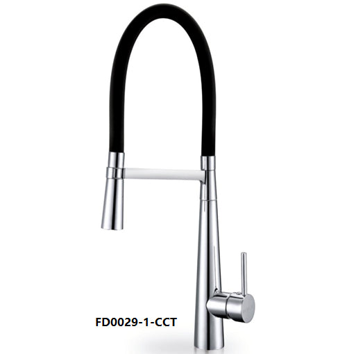 Sink Mixer Rubber Pull Down Kitchen Tap - FD0029-1-CCT