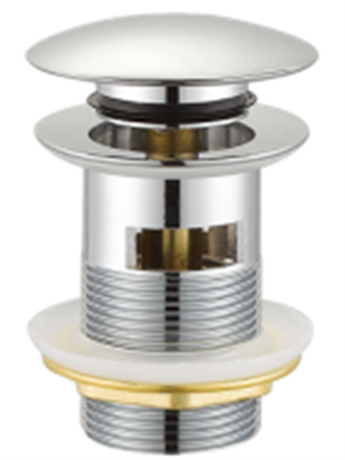 Brass Basin Waste Basin Pop Up With Overflow Big Cap-700105