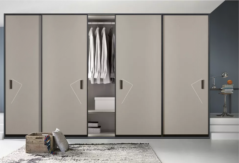 Sliding Wardrobe Door With LED light customize