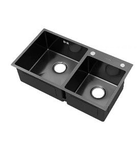 Double Bowl Rectangular Stainless Steel Sink Undermount Top Mount - XBD-XT7240B2\XT7843B2\XT8245B2