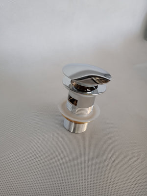 Brass Basin Waste Basin Pop Up With Overflow Big Cap-700105