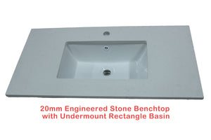 60cm Engineered Stone Benchtop For Vanities Customize Benchtop