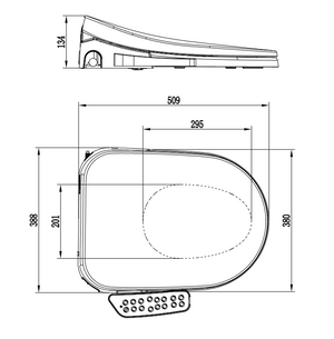 Automatic smart toilet seat/Smart bidet - Smarton-B629G