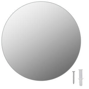 Round Flat Edge Bathroom Mirrors 50