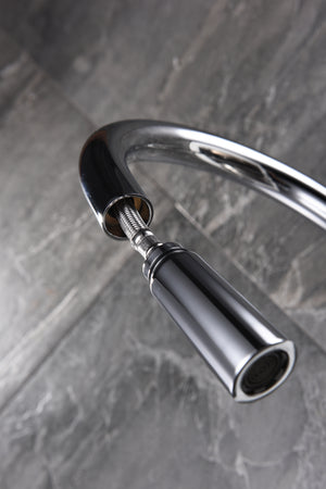 Kitchen Mixer Chrome Pull Out Tap Pull Down System Sink Mixer- FD0055-CCT
