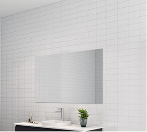 Rectangle Flat Edge Bathroom Mirrors