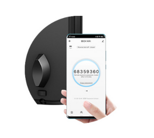 Smarton Bluetooth Fingerprint Door Handle Lock For Airbnb, Office, Residential -- M7BZ(BT)